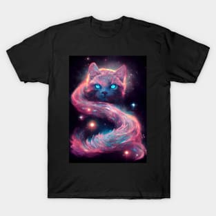 Space Cat Nyabula - Pink Alice T-Shirt